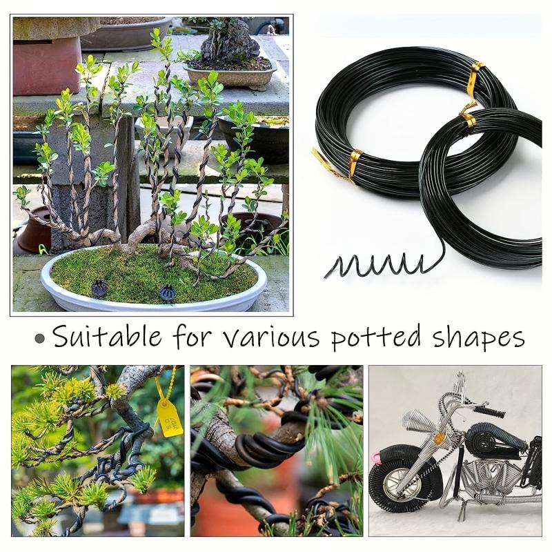 Aluminum Bonsai Training Wire 4 Sizes 16.4 Feet Total