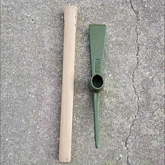 Small Pickaxe Hoe Wooden Handle Garden Digging Weeding Transplanting