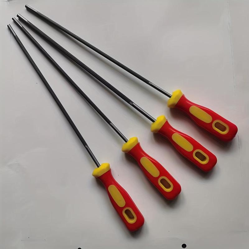1pc Round High Carbon Steel Chainsaw File Sharpener