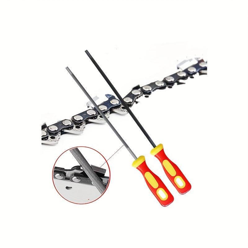 1pc Round High Carbon Steel Chainsaw File Sharpener