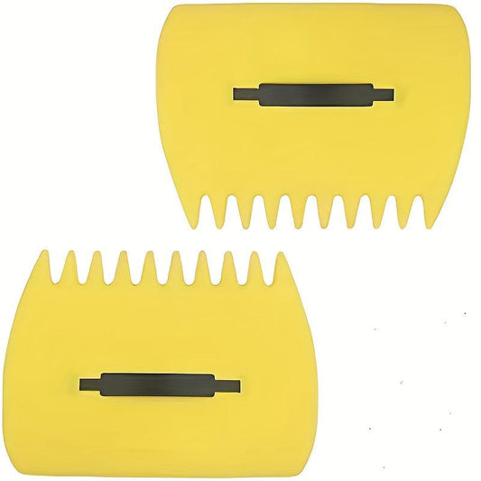 2pcs Garden Yard Leaf Scoops Plastic Grass Hand Leaf Rakes Leaf Collector