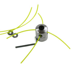 Aluminum Trimmer Head w/ 4 Lines Brush Cutter Grass Trimmer Replacement Part