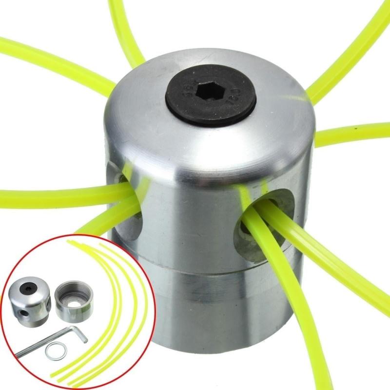 Aluminum Trimmer Head w/ 4 Lines Brush Cutter Grass Trimmer Replacement Part