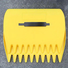 2pcs Yellow Large Leaf Scoops Plastic Grass Hand Rakes Leaf Collector