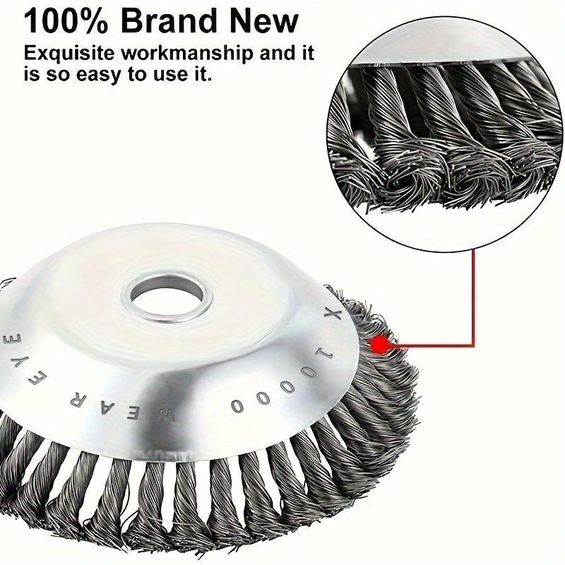 Rotating Joint Twist Knot Steel Wire Weed Cutter Blade for Lawn Mower
