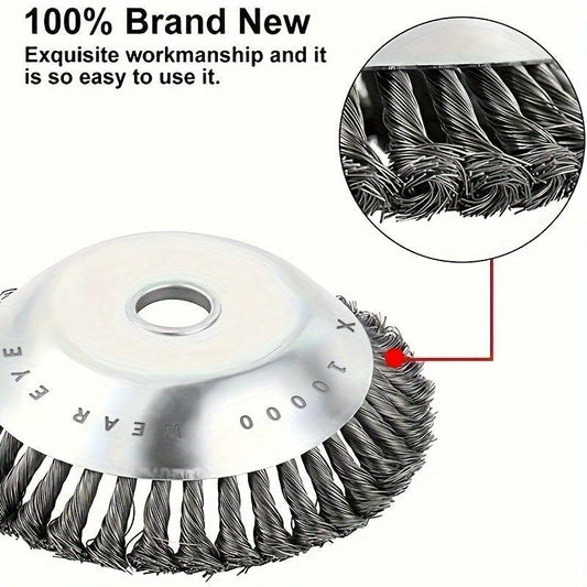 Rotating Joint Twist Knot Steel Wire Weed Cutter Blade for Lawn Mower