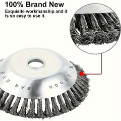 Rotating Joint Twist Knot Steel Wire Weed Cutter Blade for Lawn Mower