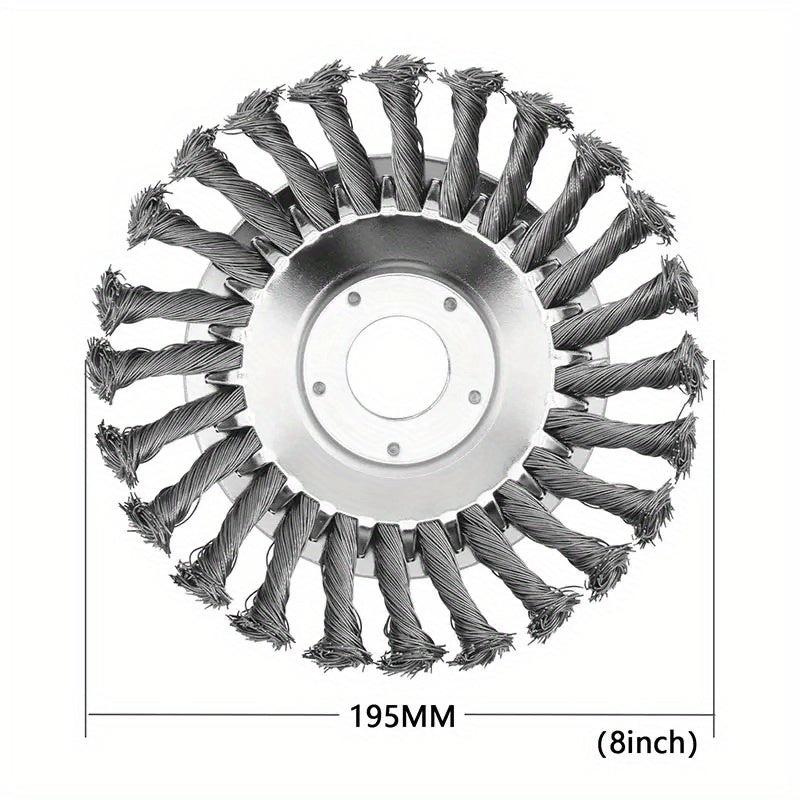 Rotating Joint Twist Knot Steel Wire Weed Cutter Blade for Lawn Mower