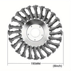 Rotating Joint Twist Knot Steel Wire Weed Cutter Blade for Lawn Mower
