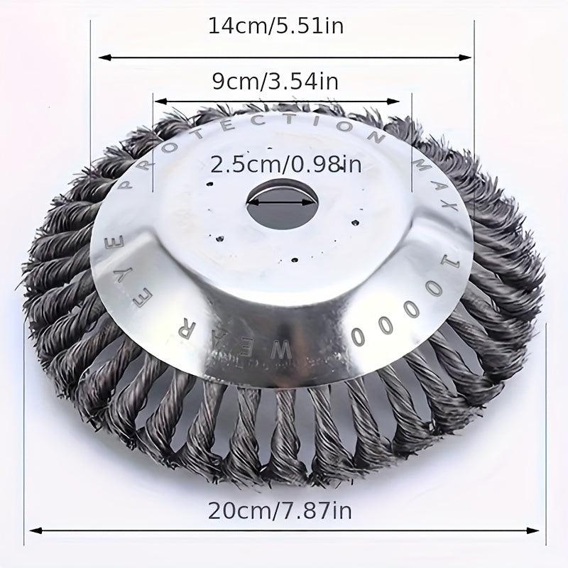 Rotating Joint Twist Knot Steel Wire Weed Cutter Blade for Lawn Mower