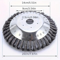 Rotating Joint Twist Knot Steel Wire Weed Cutter Blade for Lawn Mower