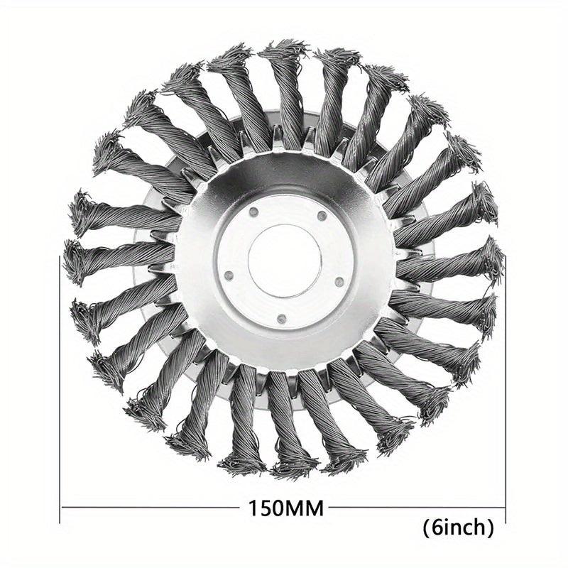Rotating Joint Twist Knot Steel Wire Weed Cutter Blade for Lawn Mower