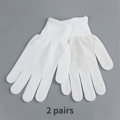 2 Pairs Full Finger Gloves Work Gloves Reusable Anti Slip Thickening