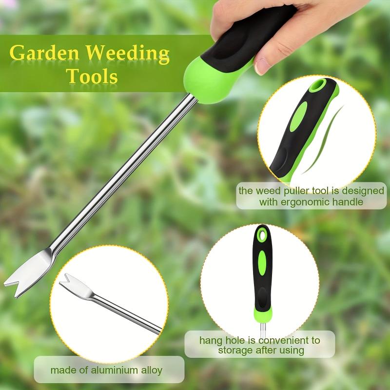 Ergonomic Handle Stainless Steel Weeder Tool for Planting and Weeding