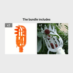 Garden Tools Deep Basket Fruit Picking Head Convenient Fruit Picker Catcher