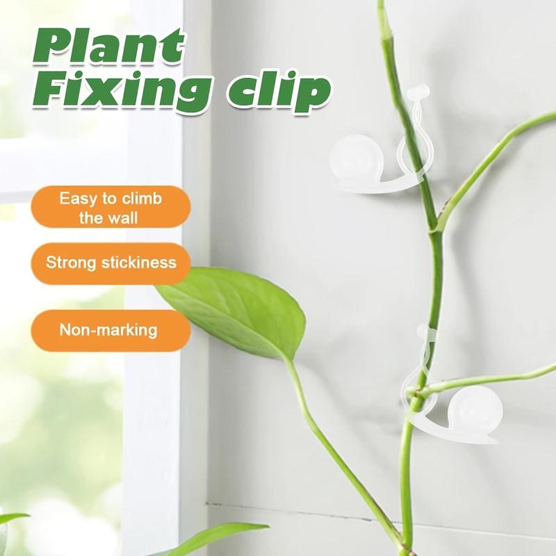 10pcs Luminous Plant Clips with Self Adhesive for Climbing Plants