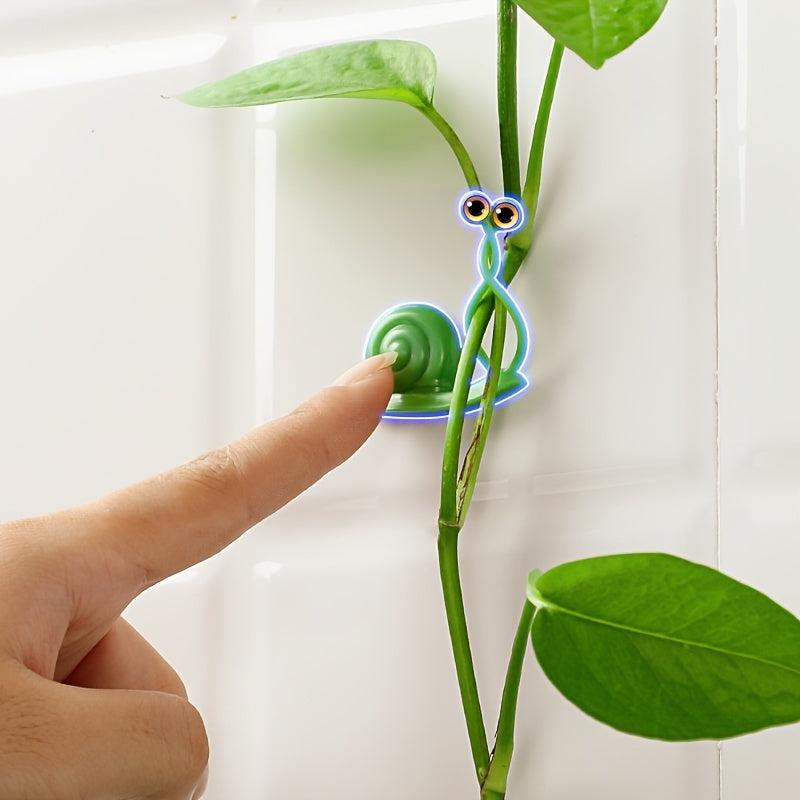 10pcs Luminous Plant Clips with Self Adhesive for Climbing Plants