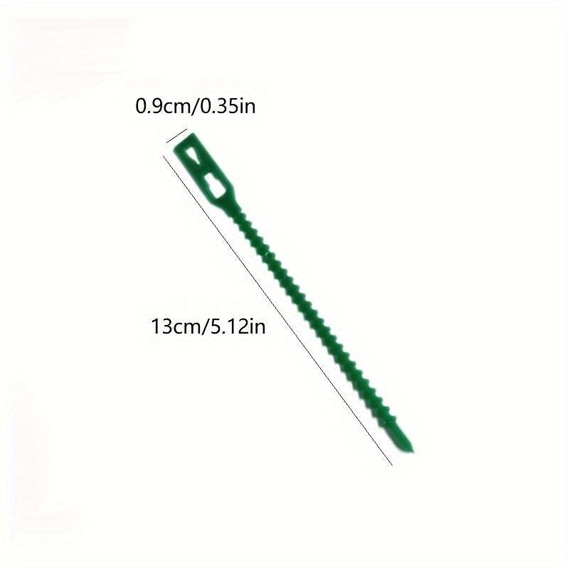 100pcs Adjustable Plant Twist Ties Flexible Plastic for Secure Vine