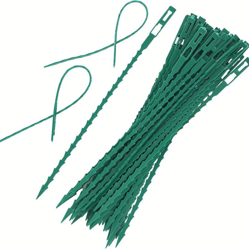 100pcs Adjustable Plant Twist Ties Flexible Plastic for Secure Vine