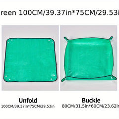 50 Waterproof Gardening Planting Mat PE Plant Repotting Foldable Pad