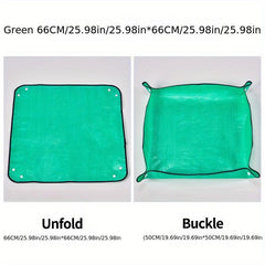 50 Waterproof Gardening Planting Mat PE Plant Repotting Foldable Pad