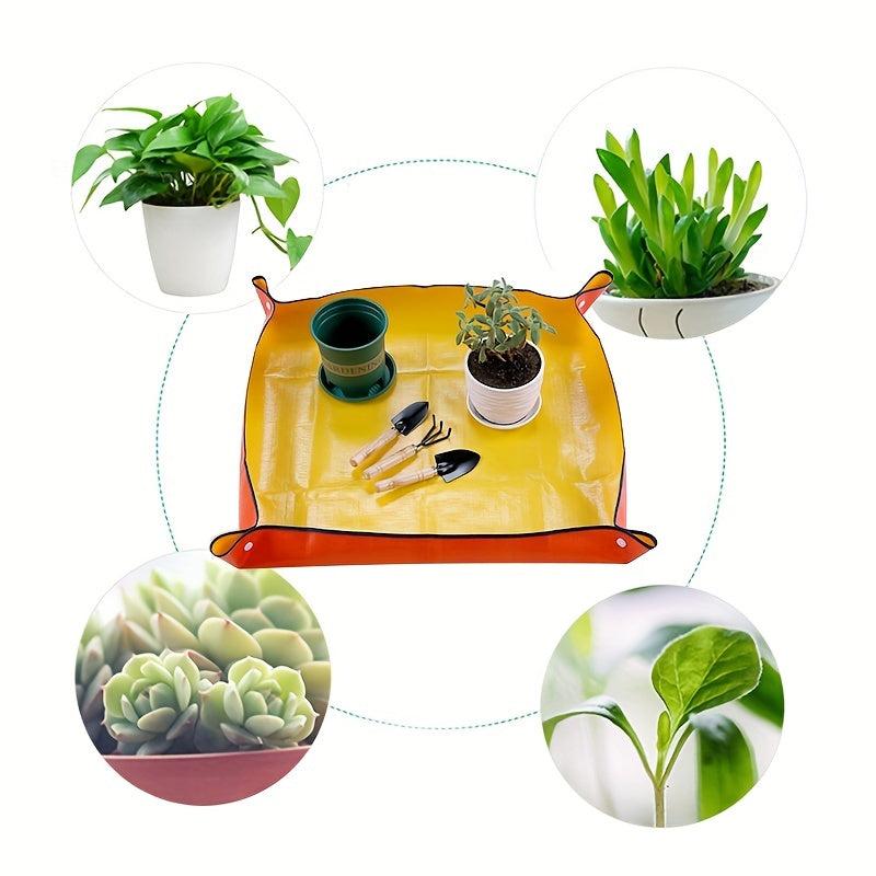 50 Waterproof Gardening Planting Mat PE Plant Repotting Foldable Pad