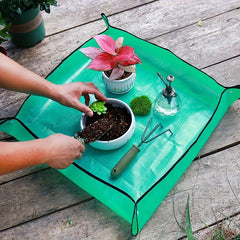 50 Waterproof Gardening Planting Mat PE Plant Repotting Foldable Pad