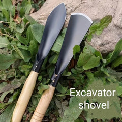 Gardening Shovel with Wooden Handle Rust Resistant