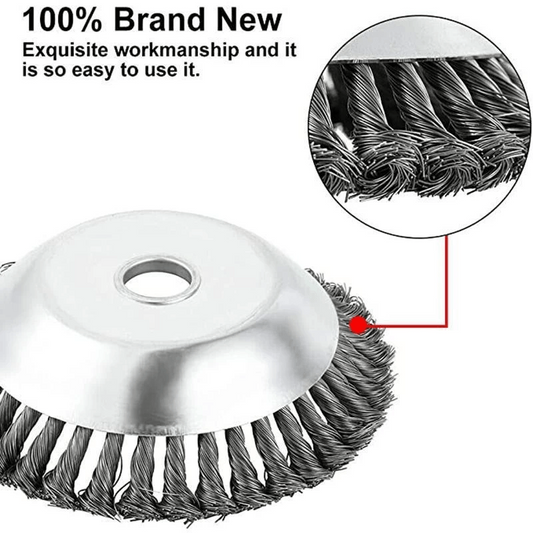 Rotating Joint Twist Knot Steel Weed Cutter Blades