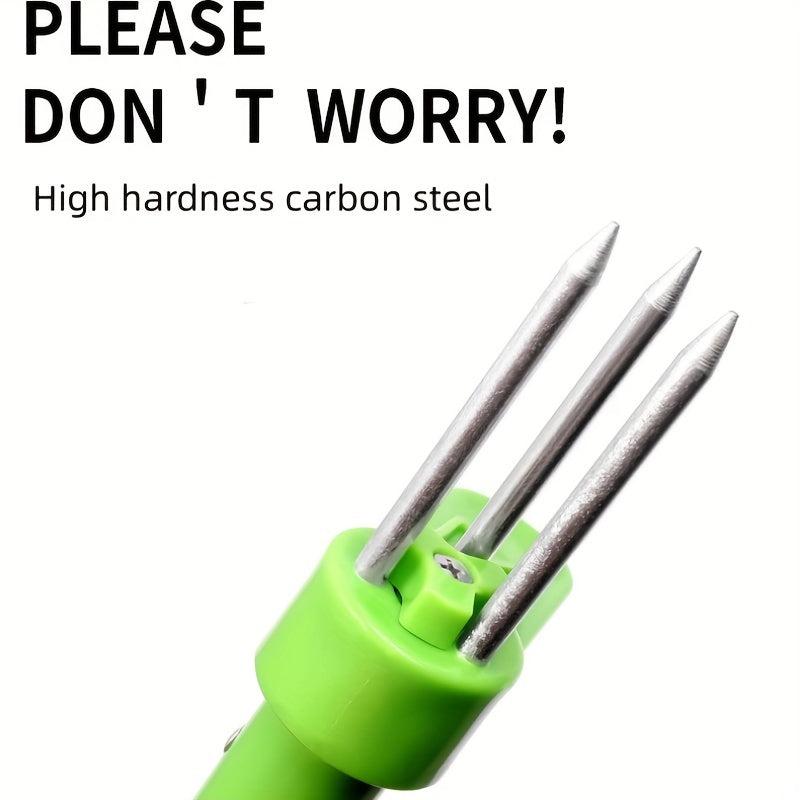 Plant Root Remover Weed Pulling Tool with Stainless Steel Claws for Gardening