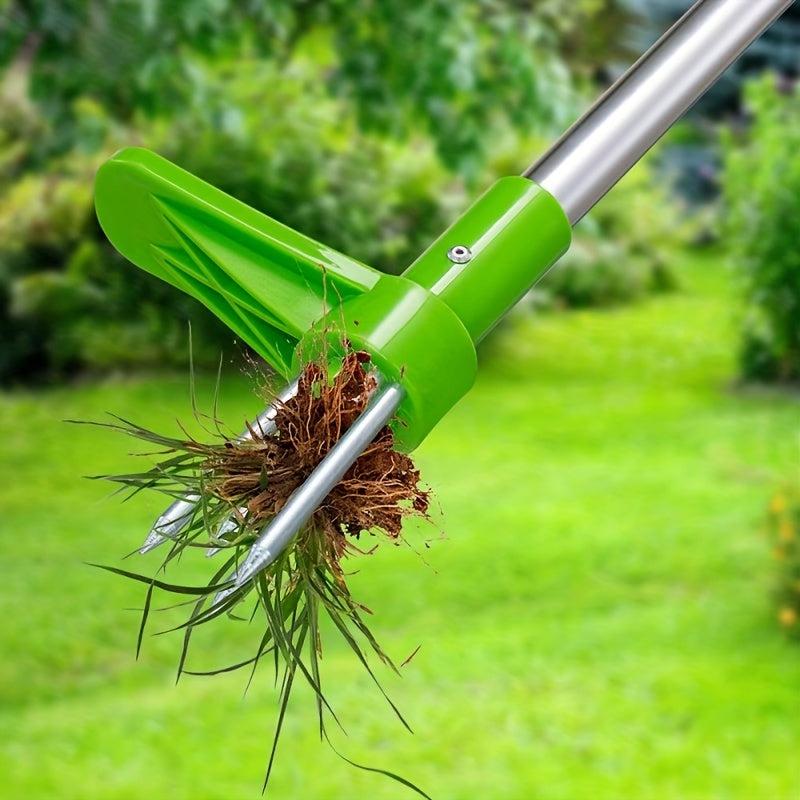Plant Root Remover Weed Pulling Tool with Stainless Steel Claws for Gardening