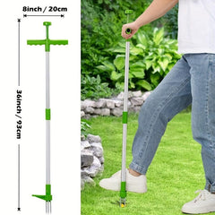 Plant Root Remover Weed Pulling Tool with Stainless Steel Claws for Gardening