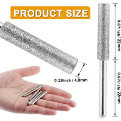 Chainsaw Grinding Head Cylindrical Corundum Sharpener Polishing
