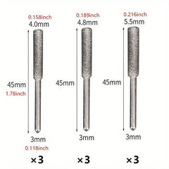 Chainsaw Grinding Head Cylindrical Corundum Sharpener Polishing