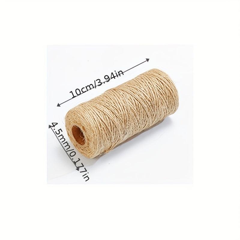 100m Linen Cords Burlap Twine Rope String DIY Craft Decoration