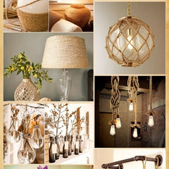 100m Linen Cords Burlap Twine Rope String DIY Craft Decoration