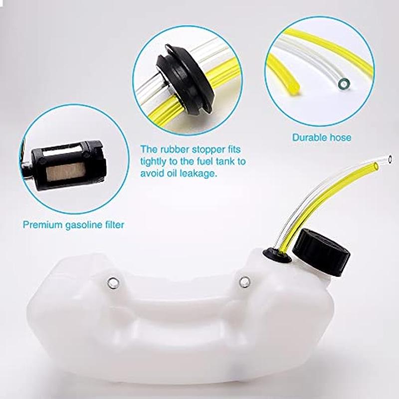 17pcs Fuel Pipes Set for Chainsaw Primer Bulb Gasket Pipe Candle Brusher
