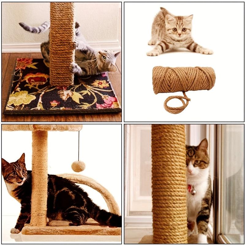 66ft 4-Layer Natural Hemp Rope for Gardening & Cat Toys DIY