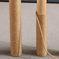 66ft 4-Layer Natural Hemp Rope for Gardening & Cat Toys DIY
