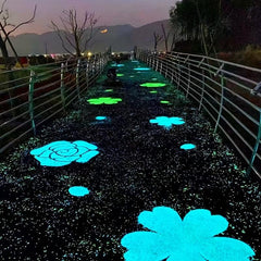 1000pcs Luminous Stone Glow Aquarium Decorative Sand Gravel Rock