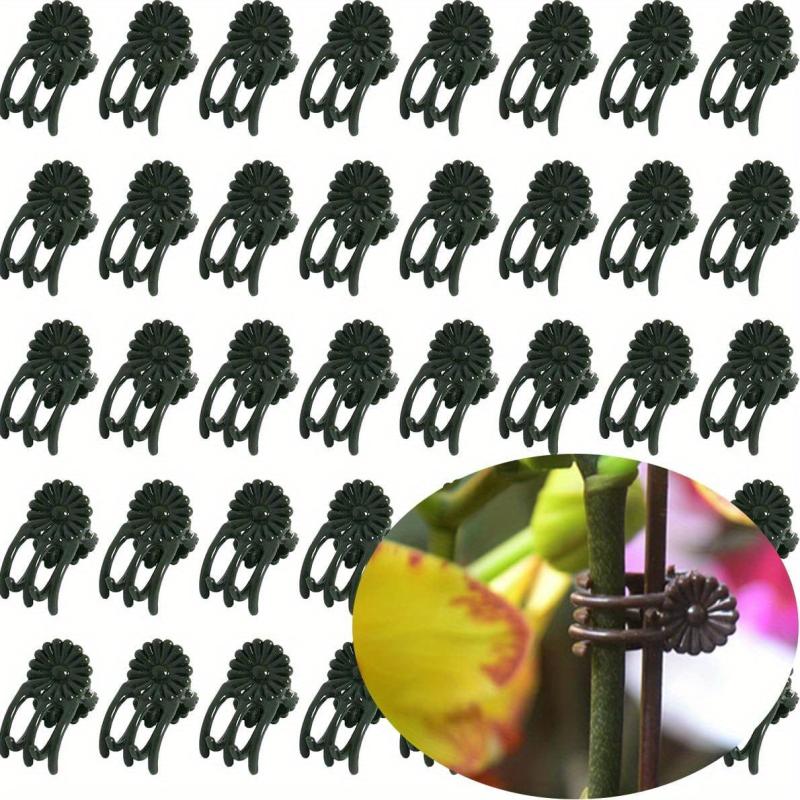 50pcs Plant Clips Orchid Support Clips Flower Vine Clips