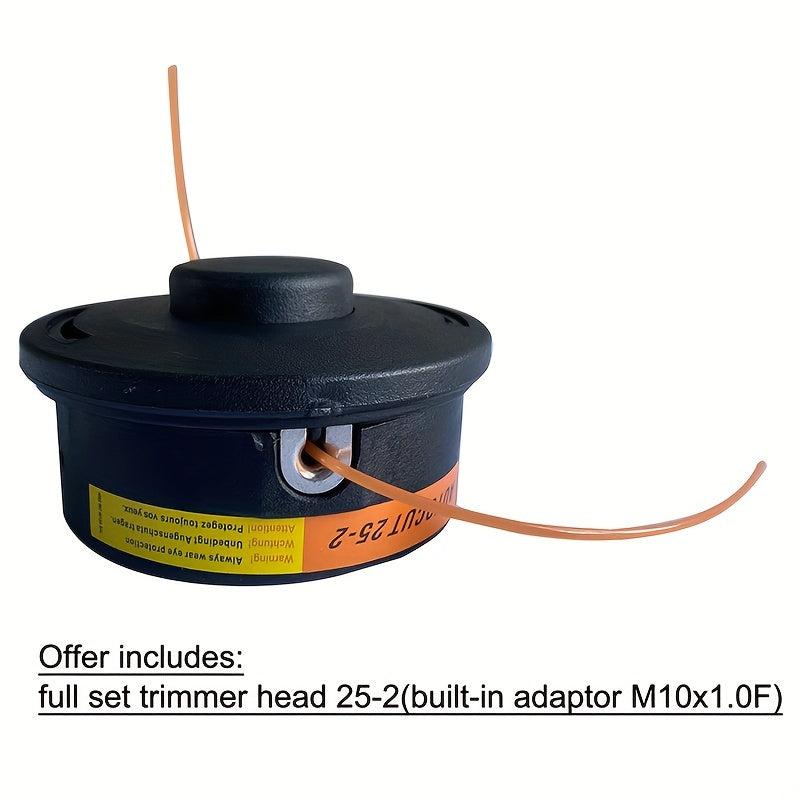 Lawn Mower Trimming Head with Straw Rope for Yard Garden