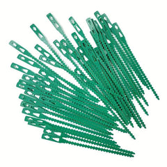 50pcs Flexible Plastic Garden Plant Twist Ties - Secure Vine Garde