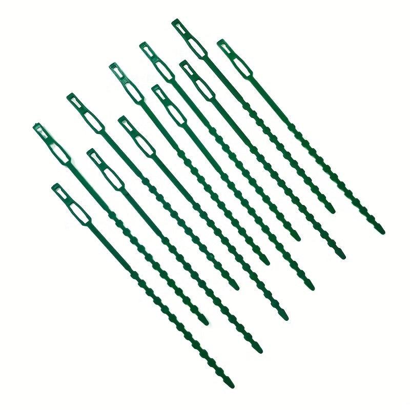 50pcs Flexible Plastic Garden Plant Twist Ties - Secure Vine Garde