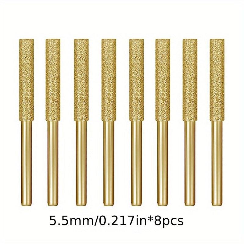 8pcs Diamond Chainsaw Sharpener Stone File High Hardness