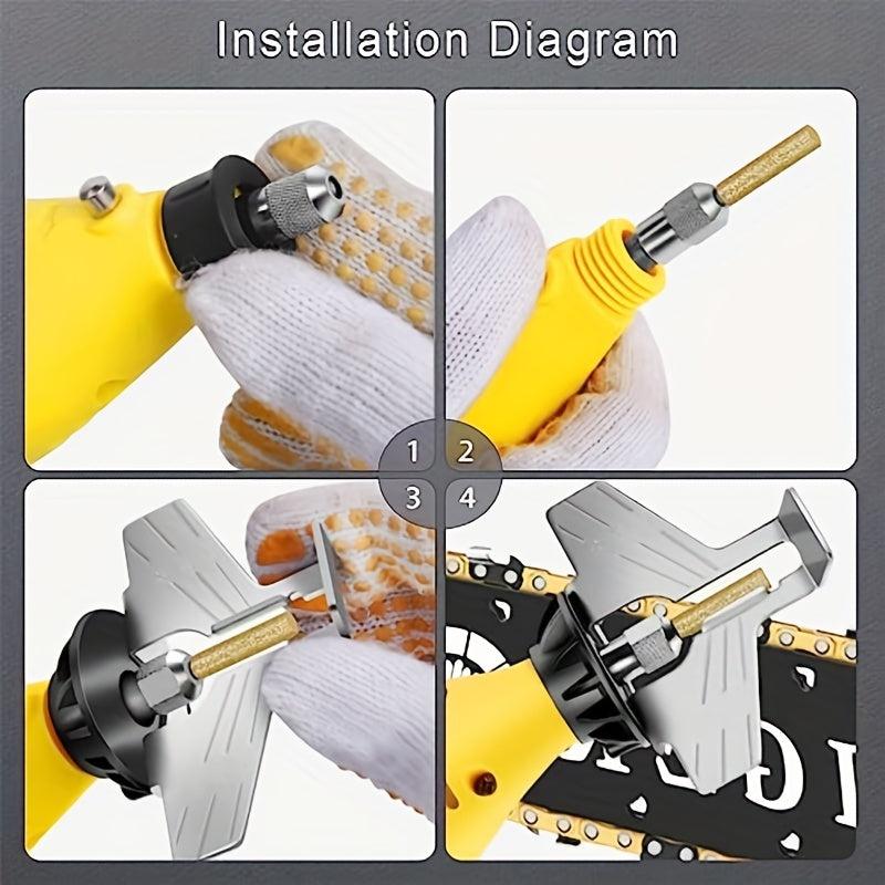 8pcs Diamond Chainsaw Sharpener Stone File High Hardness