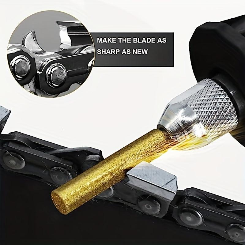 8pcs Diamond Chainsaw Sharpener Stone File High Hardness