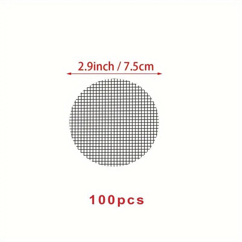 100pcs 2 9 Bonsai Pots Bottom Grid Mat Mesh Garden Drainage Mesh
