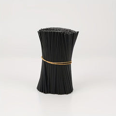 100 Packs PE Wrapped Metal Straps Rubber Coated Wire Ties