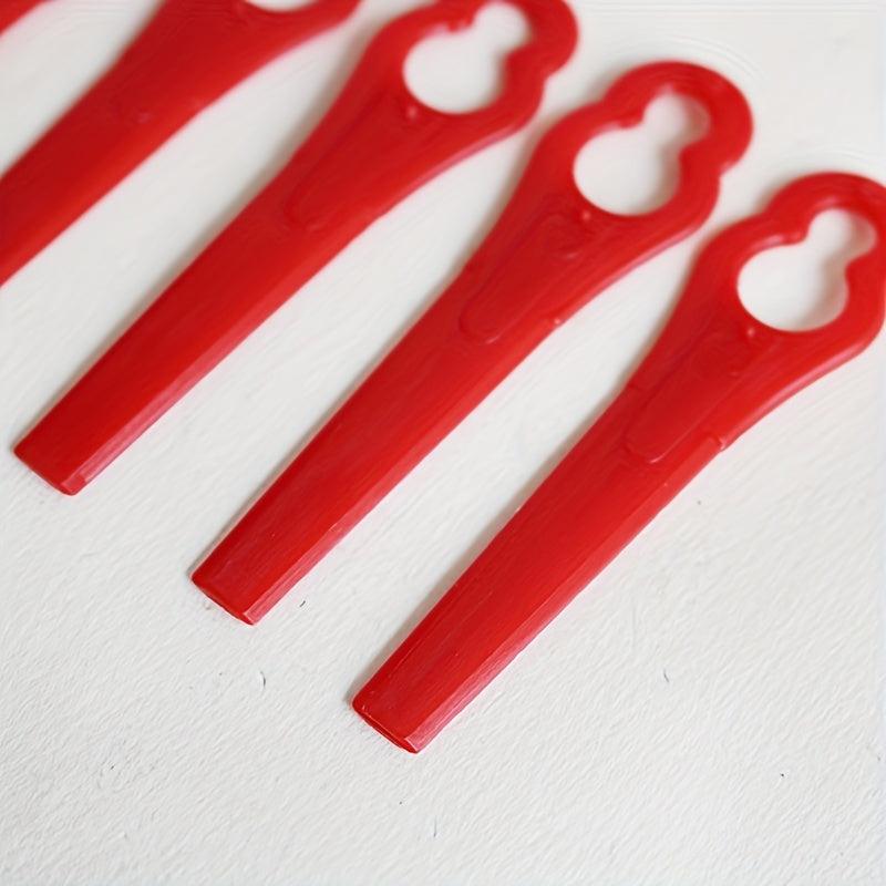 Plastic Lawn Mower Blades Replacement Cutting Blade - 100pcs